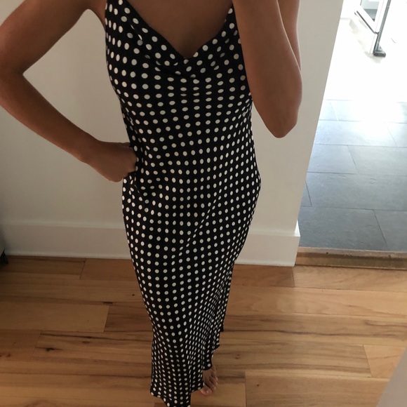 Slinky ZARA polk a dot dress - Picture 1 of 5